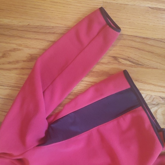 Red & Black Full Zip Fleece Jacket Size: M - Picture 5 of 6